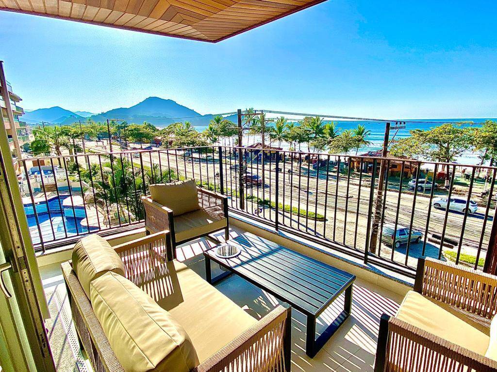 Apartamento frente mar - 3 dormitórios - R$ 3.500.000 - Praia Grande - Ubat