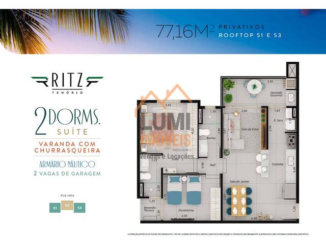 #91457 - Apartamento para Venda em Ubatuba - SP - 2