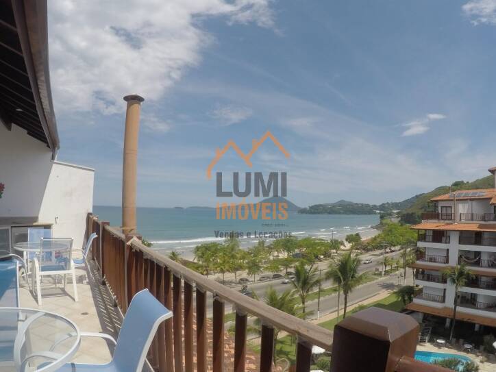 Cobertura duplex frente mar, com 4 suítes. Praia Grande