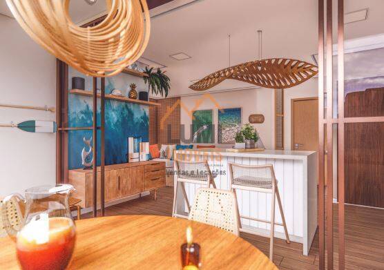 Apartamento na planta com 2 e 3 dormitórios, Itaguá. Ubatuba.