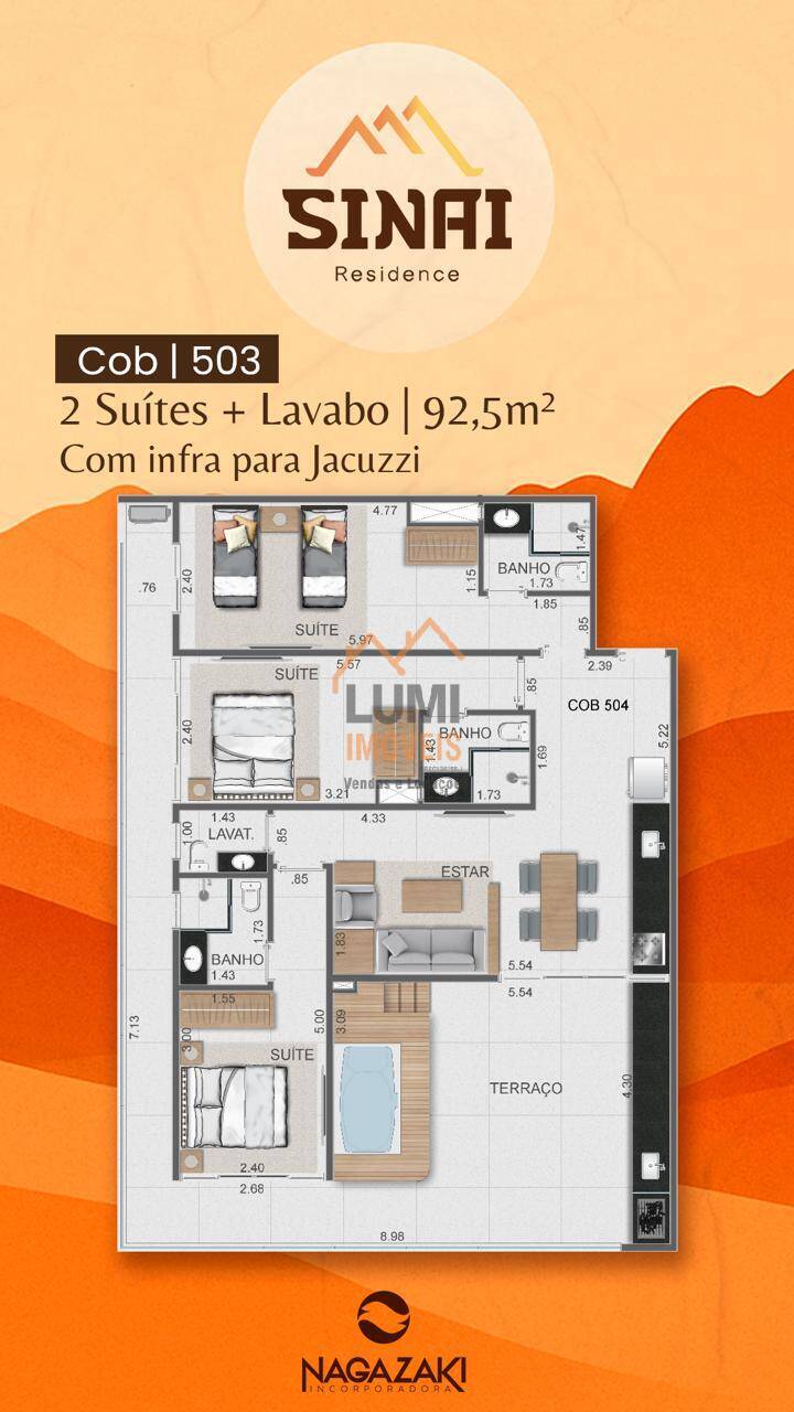 Lançamento - 2 Quartos - R$ 550.000 - Tenório - Ubatuba SP