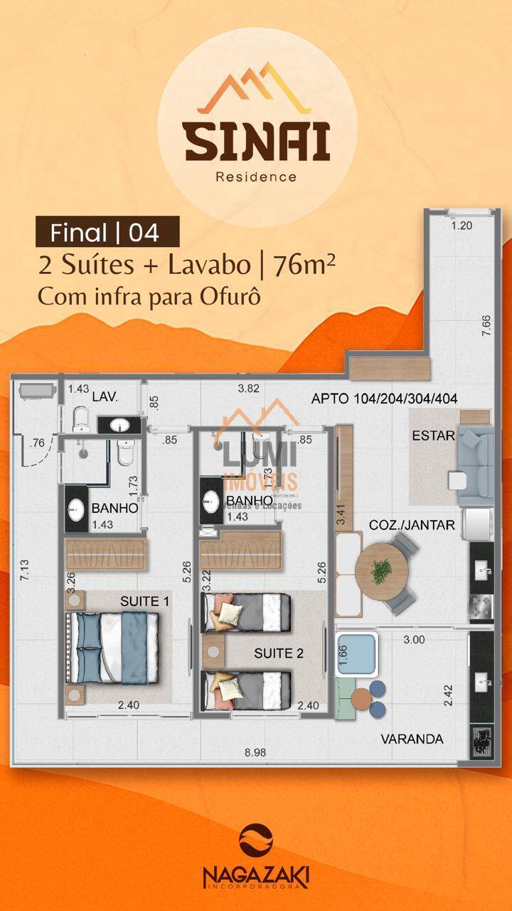Lançamento - 2 Quartos - R$ 550.000 - Tenório - Ubatuba SP