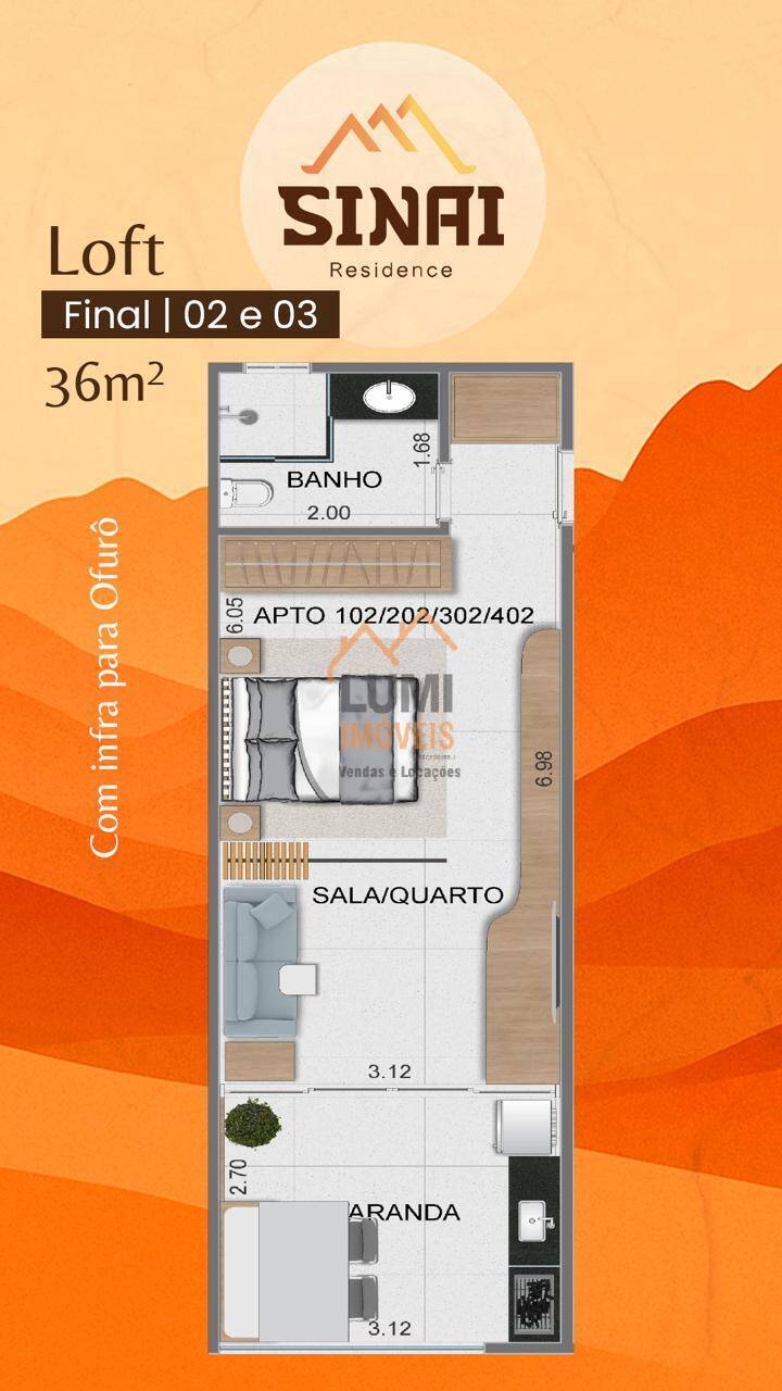 Lançamento - 2 Quartos - R$ 550.000 - Tenório - Ubatuba SP