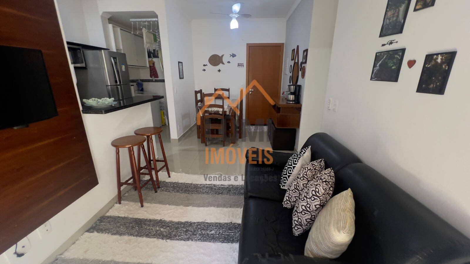 APARTAMENTO 2 DORM NOVO MOBILIADO R$ 670.000 - TONINHAS - UBATUBA