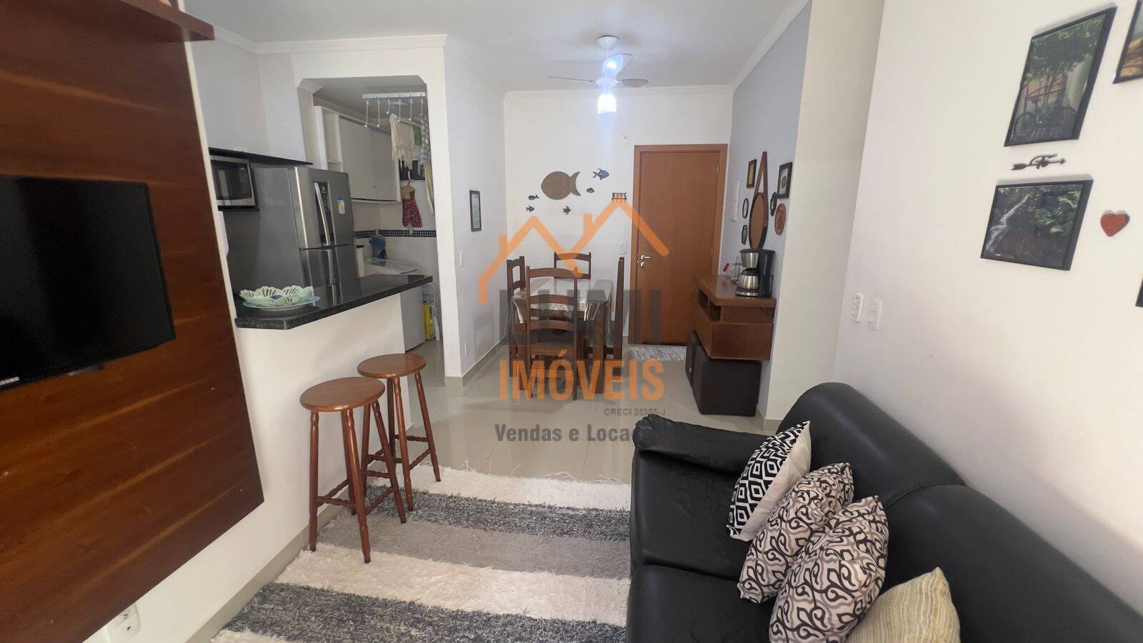APARTAMENTO 2 DORM NOVO MOBILIADO R$ 670.000 - TONINHAS - UBATUBA