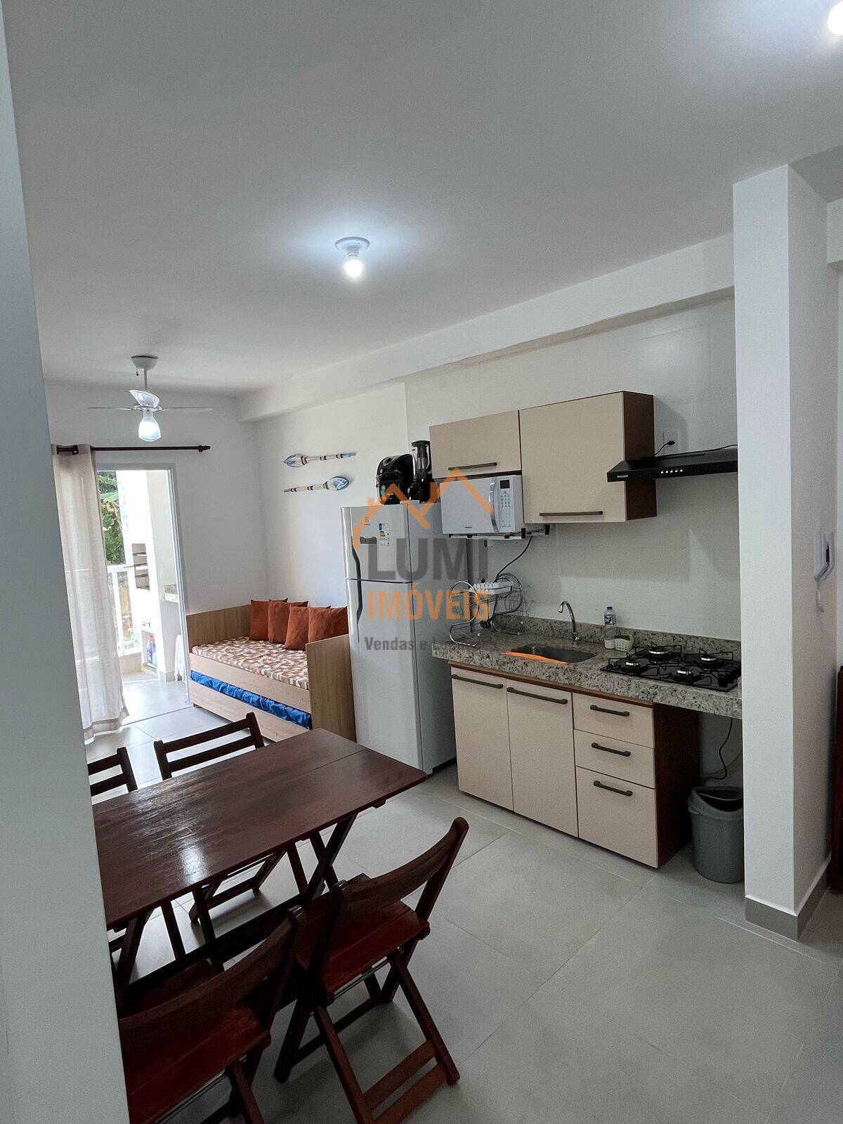 APARTAMENTO 1 DORM R$ 495.000 -MOBILIADO NOVO - PRAIA GRANDE - UBATUBA