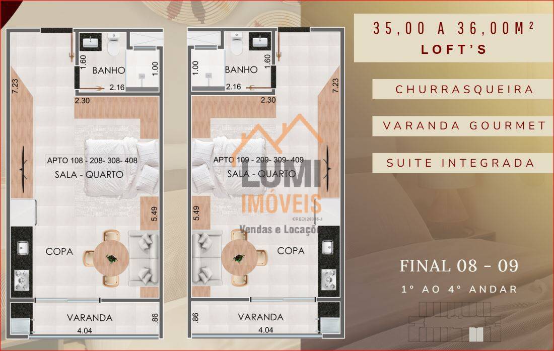 Lançamento na Praia Grande - COND KADOSH  a partir de $ 375.000 STUDIO